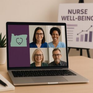 Cover image for Oregon Center for Nursing RN Well-Being Webinar