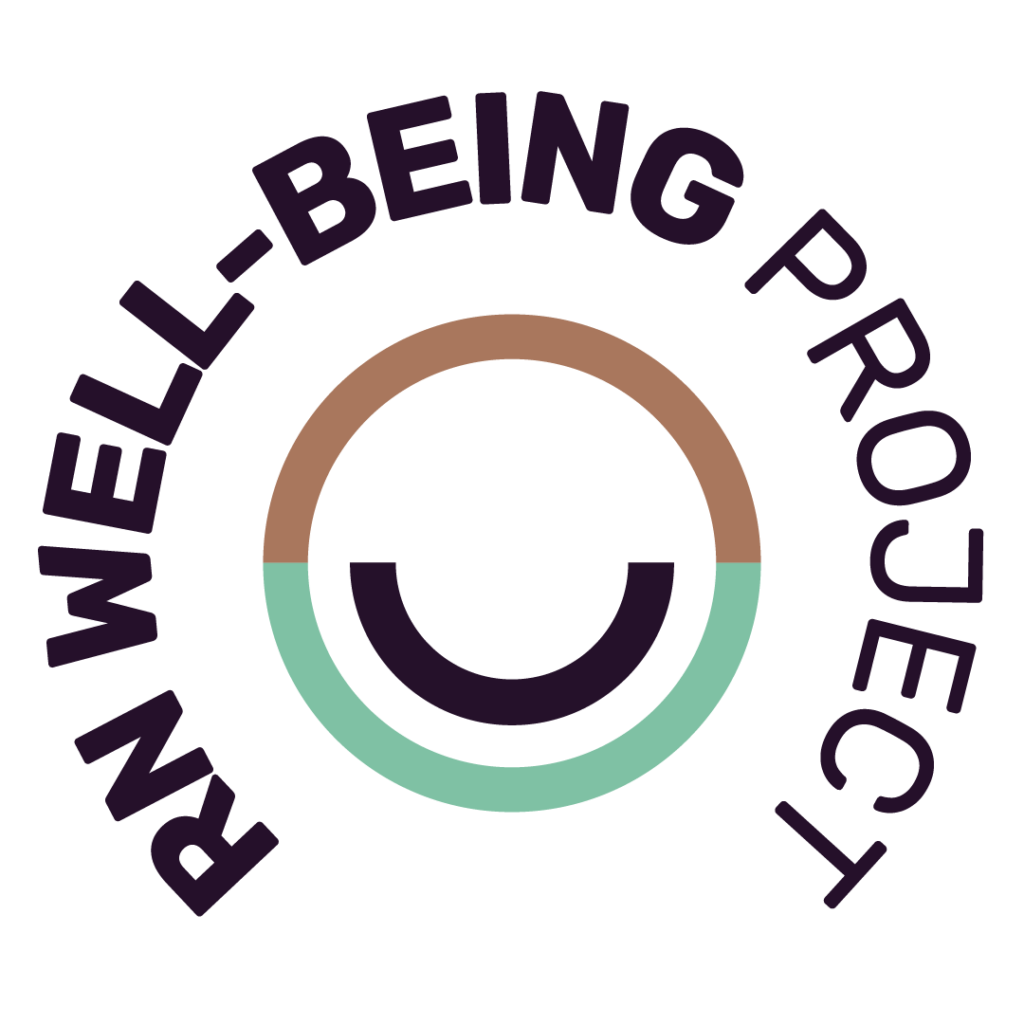 Logo image for the RN Well-Being Project by the Oregon Center for Nursing