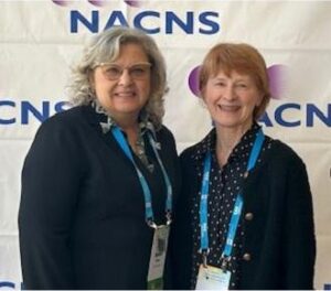 OCCNS Chair Elect Sandy Bunn and OCCNS Chair Ann Busch at the NACNS Annual Conference in San Diego.